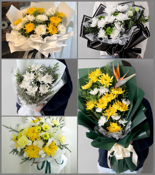 河北石家庄高邑县中韩乡白事花束代送